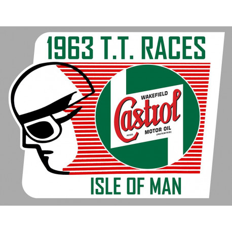 CASTROL TT 1963  sticker gauche