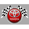 TOYOTA  Flags laminated decal