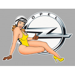 OPEL Pin Up  right Sticker