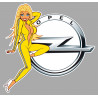 OPEL Pin Up  right Sticker