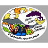 PLYMOUTH Road Runner Laminated decal