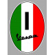 Italie   VESPA  Sticker  75mm x 50mm
