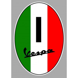 Italie   VESPA  Sticker  75mm x 50mm