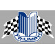 TRIUMPH Flags laminated decal