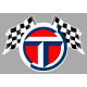 TALBOT Flags laminated decal
