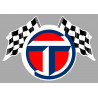 TALBOT Flags laminated decal