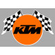 KTM  flags Sticker