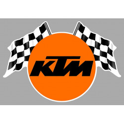 KTM  flags Sticker