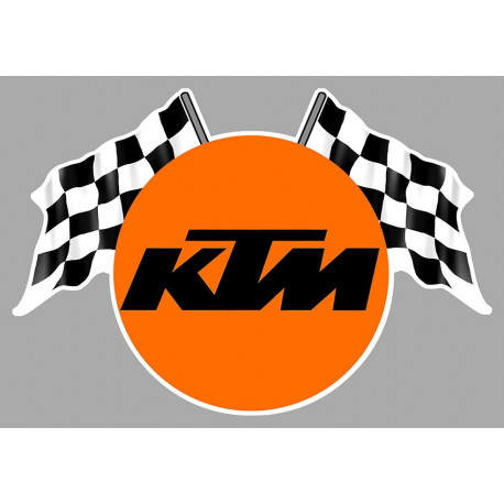 KTM  Flags Sticker Trompe-l'oeil