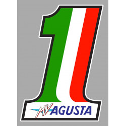 MV AGUSTA  Number One  Sticker