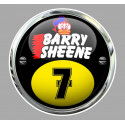 Barry SHEENE N°7 Laminated decal