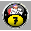 Barry SHEENE n°7  sticker vinyle laminé