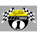 Kenny ROBERTS  Flags laminated decal