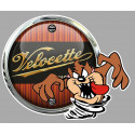 VELOCETTE TAZ right laminated decal