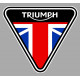 TRIUMPH UK  Sticker vinyle laminé