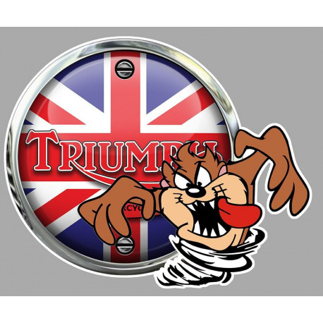 TRIUMPH right  TAZ Sticker droit