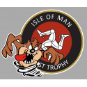 TT Tourist Trophy  TAZ Sticker gauche vinyle laminé