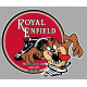 ROYAL ENFIELD right  TAZ laminated decal