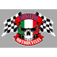 FANTICMOTOR Skull / Flags Sticker