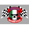FANTICMOTOR Skull / Flags Sticker