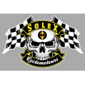 SOLEX  Skull / Flags Sticker