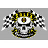 SOLEX  Skull / Flags Sticker