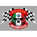 MV AGUSTA Skull / Flags Sticker