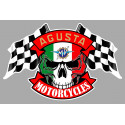 MV AGUSTA  Skull / Flags Sticker