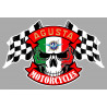 MV AGUSTA  Skull / Flags Sticker