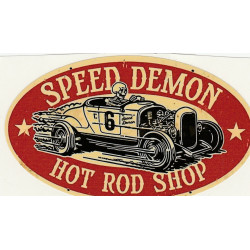 SPEED DEMON  Sticker