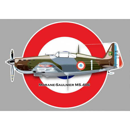 MORANE-SAULNIER MS-406 sticker