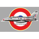 F-100D SUPER SABRE laminated decal