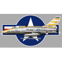 F-100D SUPER SABRE   Sticker vinyle laminé