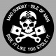 TT ISLE OF MAN  MAD SUNDAY Sticker