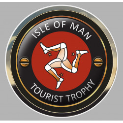 TT ISLE OF MAN  Sticker trompe-l'oeil