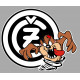 CZ  TAZ Sticker droit