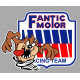 FANTIC MOTOR  left  TAZ laminated decal