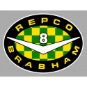 REPCO BRABHAM Sticker vinyle laminé