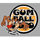 GUM BALL  TAZ Sticker gauche