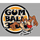 GUM BALL  TAZ Sticker droit