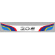 PEUGEOT 208 STICKER  Sunstrip  UV