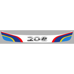 PEUGEOT 208 STICKER  Sunstrip  UV