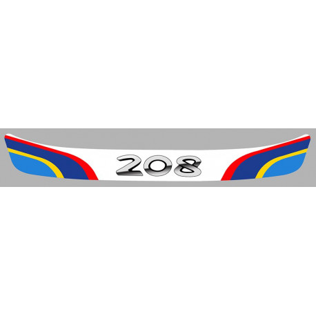 PEUGEOT 208 STICKER  Sunstrip  UV