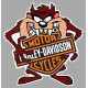 HARLEY DAVIDSON  TAZ Sticker