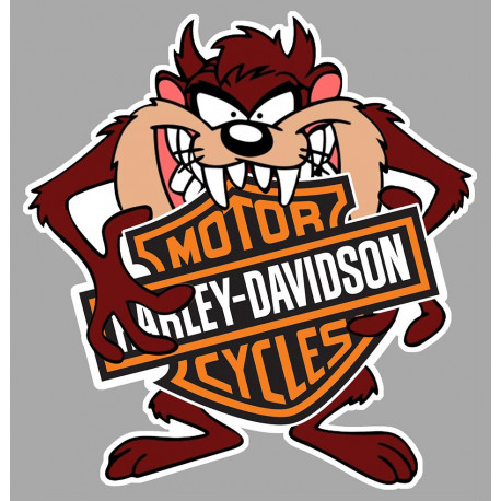 HARLEY DAVIDSON  TAZ Sticker