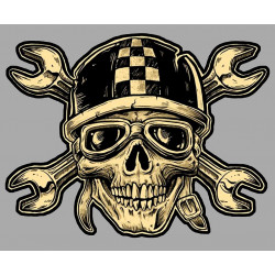 BIKER SKULL Sticker