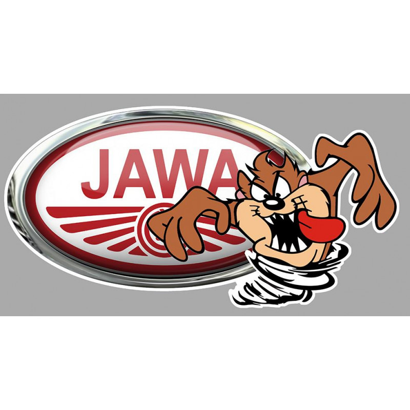  JAWA  TAZ Right Sticker  cafe racer bretagne clicboutic com
