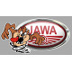 JAWA TAZ Left Sticker