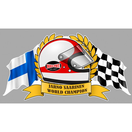 Jarno SAARINEN  World Champion sticker