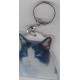 BLACK / WHITE CAT  eyes Key Fobs